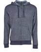 Next Level Apparel Adult Pacifica Denim Fleece Full-Zip Hooded Sweatshirt midnight navy FlatFront