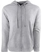 Next Level Apparel Adult Laguna French Terry Full-Zip Hooded Sweatshirt hth gry/ hth gry OFFront