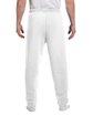 Jerzees Adult NuBlend® Fleece Sweatpants WHITE ModelBack