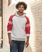 Jerzees Unisex NuBlend Varsity Color-Block Hooded Sweatshirt  Lifestyle