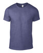 Gildan Lightweight T-Shirt HEATHER BLUE FlatFront