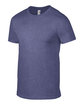 Gildan Adult Softstyle  T-Shirt HEATHER BLUE OFQrt