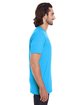 Gildan Lightweight T-Shirt HTHR CARIB BLUE ModelSide