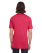 Anvil Adult Lightweight Pocket T-Shirt RED ModelBack
