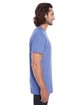 Anvil Adult Lightweight Pocket T-Shirt HEATHER BLUE ModelSide