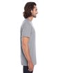 Anvil Adult Lightweight Pocket T-Shirt HEATHER GRAPHITE ModelSide