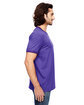 Anvil Adult Lightweight Ringer T-Shirt H PURPLE/ TR PUR ModelSide