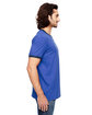 Anvil Adult Lightweight Ringer T-Shirt H BLUE/ TR NAVY ModelSide