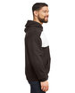 Jerzees Unisex NuBlend Billboard Hooded Sweatshirt black ink/ white ModelSide