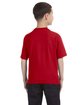Anvil Youth Lightweight T-Shirt RED ModelBack