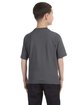 Anvil Youth Lightweight T-Shirt CHARCOAL ModelBack