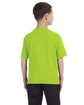 Anvil Youth Lightweight T-Shirt NEON GREEN ModelBack