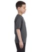 Anvil Youth Lightweight T-Shirt CHARCOAL ModelSide