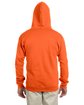 Jerzees Adult 8 oz. NuBlend® Fleece Full-Zip Hooded Sweatshirt safety orange ModelBack