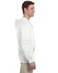 Jerzees Adult 8 oz. NuBlend® Fleece Full-Zip Hooded Sweatshirt white ModelSide