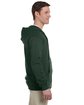 Jerzees Adult NuBlend® Fleece Full-Zip Hooded Sweatshirt forest green ModelSide