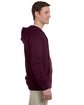 Jerzees Adult NuBlend® Fleece Full-Zip Hooded Sweatshirt maroon ModelSide