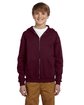 Jerzees Youth NuBlend Fleece Full-Zip Hooded Sweatshirt  