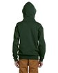 Jerzees Youth NuBlend Fleece Full-Zip Hooded Sweatshirt forest green ModelBack