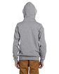 Jerzees Youth NuBlend Fleece Full-Zip Hooded Sweatshirt oxford ModelBack