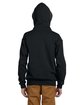 Jerzees Youth NuBlend Fleece Full-Zip Hooded Sweatshirt black ModelBack