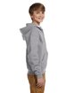 Jerzees Youth NuBlend Fleece Full-Zip Hooded Sweatshirt oxford ModelSide