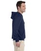 Jerzees Adult NuBlend Fleece Quarter-Zip Pullover Hooded Sweatshirt  ModelSide