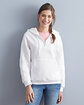 Jerzees Adult NuBlend Fleece Quarter-Zip Pullover Hooded Sweatshirt  Lifestyle