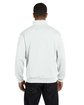 Jerzees Adult NuBlend® Quarter-Zip Cadet Collar Sweatshirt white ModelBack