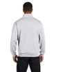 Jerzees Adult NuBlend® Quarter-Zip Cadet Collar Sweatshirt ASH ModelBack