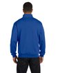 Jerzees Adult NuBlend® Quarter-Zip Cadet Collar Sweatshirt royal ModelBack