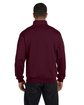 Jerzees Adult NuBlend® Quarter-Zip Cadet Collar Sweatshirt maroon ModelBack