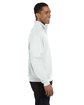 Jerzees Adult NuBlend® Quarter-Zip Cadet Collar Sweatshirt WHITE ModelSide