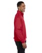 Jerzees Adult NuBlend® Quarter-Zip Cadet Collar Sweatshirt true red ModelSide
