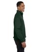 Jerzees Adult NuBlend® Quarter-Zip Cadet Collar Sweatshirt FOREST GREEN ModelSide