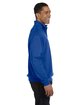 Jerzees Adult NuBlend® Quarter-Zip Cadet Collar Sweatshirt ROYAL ModelSide