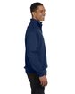 Jerzees Adult NuBlend® Quarter-Zip Cadet Collar Sweatshirt J NAVY ModelSide