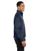 Jerzees Adult NuBlend® Quarter-Zip Cadet Collar Sweatshirt vintage htr navy ModelSide