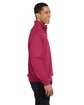 Jerzees Adult NuBlend® Quarter-Zip Cadet Collar Sweatshirt VINTAGE HTHR RED ModelSide