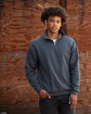 Jerzees Adult NuBlend® Quarter-Zip Cadet Collar Sweatshirt  Lifestyle