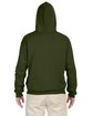 Jerzees Adult 8 oz., NuBlend® Fleece Pullover Hooded Sweatshirt MILITARY GREEN ModelBack