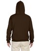 Jerzees Adult NuBlend® Fleece Pullover Hooded Sweatshirt chocolate ModelBack