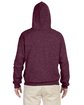 Jerzees Adult NuBlend® Fleece Pullover Hooded Sweatshirt vint hth maroon ModelBack