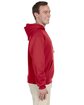 Jerzees Adult 8 oz., NuBlend® Fleece Pullover Hooded Sweatshirt TRUE RED ModelSide