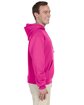 Jerzees Adult NuBlend® Fleece Pullover Hooded Sweatshirt cyber pink ModelSide