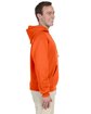 Jerzees Adult NuBlend® Fleece Pullover Hooded Sweatshirt safety orange ModelSide
