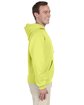 Jerzees Adult 8 oz., NuBlend® Fleece Pullover Hooded Sweatshirt SAFETY GREEN ModelSide