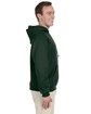Jerzees Adult NuBlend® Fleece Pullover Hooded Sweatshirt forest green ModelSide
