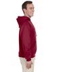 Jerzees Adult NuBlend® Fleece Pullover Hooded Sweatshirt cardinal ModelSide