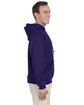 Jerzees Adult NuBlend® Fleece Pullover Hooded Sweatshirt deep purple ModelSide
